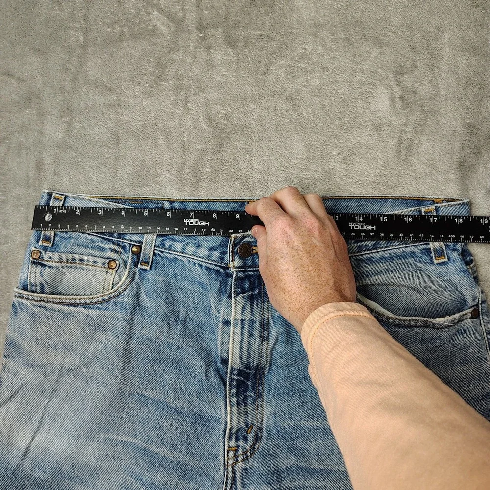 Vintage Levi's 540 Jeans Mens 38x32 Fits 36x32 Blue Faded Relaxed Fit Grunge 90s